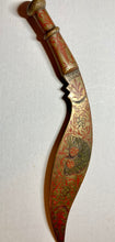 Bronze kukri shaped knife