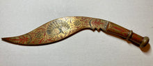 Bronze kukri shaped knife