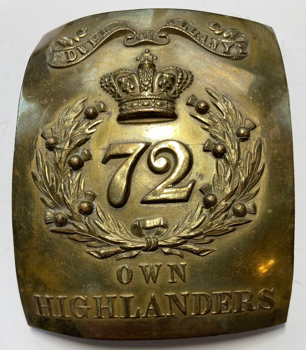 72nd Duke of Albany's Own Highlanders – Grimshaw Military Antiques