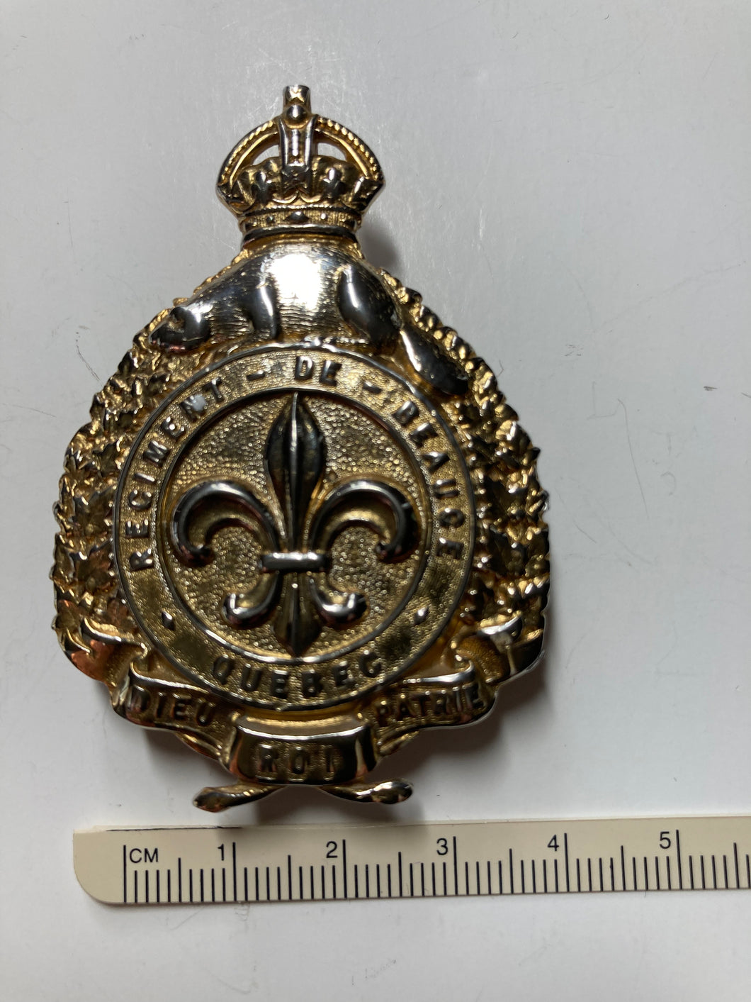 Regt de Beauce, plated ca. 1922-36