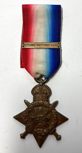 1914 Star: 8496 Pte/L/Cpl Wiliam Holland, 1st Bn King's Own (Royal Lancaster Regt)