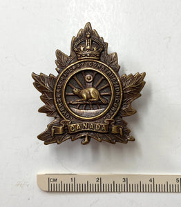 Rlwy Constr Corps cap badge