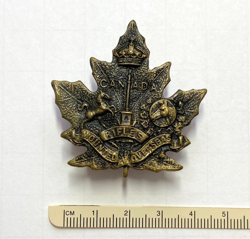 Canadian Mounted Rifles cap badge
