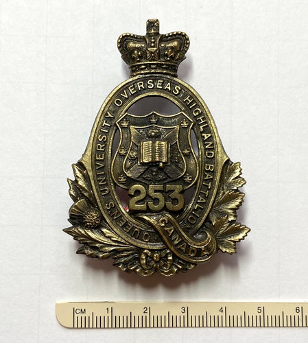 253rd Bn (Queens University) cap badge