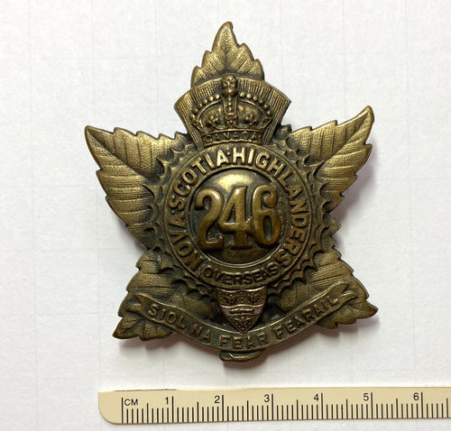 246th Bn (NS Highrs) cap badge
