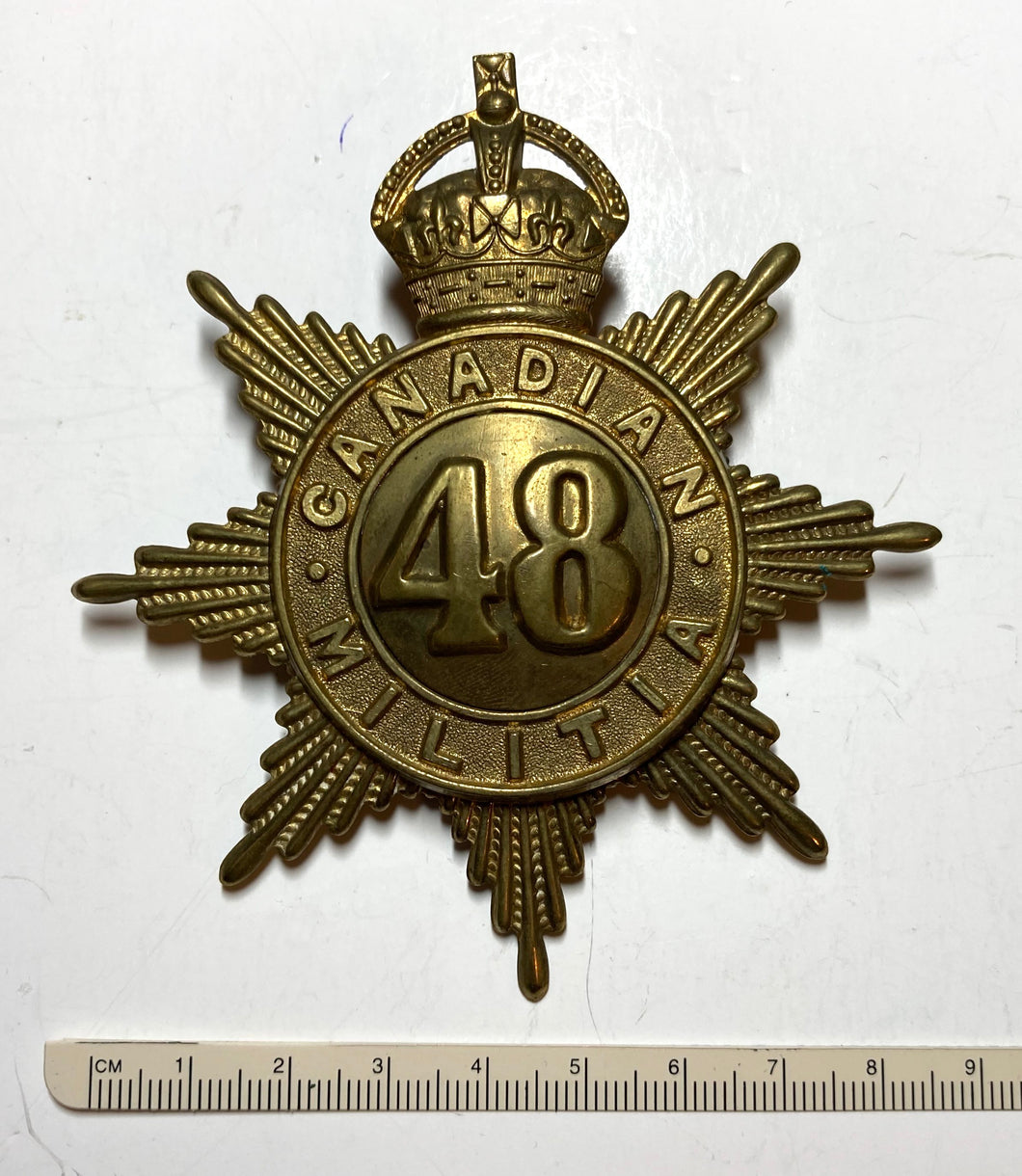 48th Highlanders helmet plate