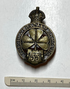 Irish Canadian Rangers, 1920-36 cap badge