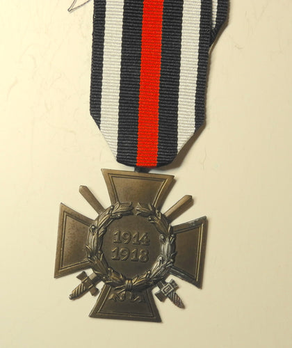 Germany, Third Reich:   1914-18 Cross of Honour for Combatants