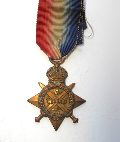 1914 Star: 665 Pte W. Bennett, 4/Hrs, [4th (The Queen’s Own) Hussars]