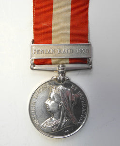 Canada General Service 1866-70, Pte H. Burke, 47th Bn