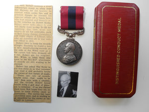 Distinguished Conduct Medal, 703313 Sgt. Z. Kirby. Canadian Infantry