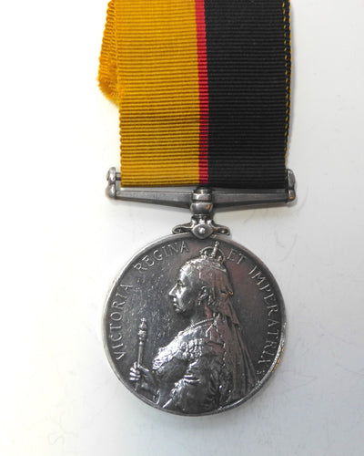 Queen’s Sudan Medal 1896-98, 3495 PTE J. Bourton, 1st Bn, Royal Warwickshire Regt