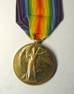 Victory Medal: 906409 Gnr F. Jackson, R.A